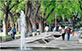Vista diurna de Paseo Alameda en Mendoza.